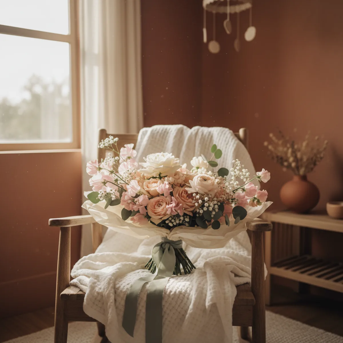 New Baby Pastel Bouquet - $59 - $99